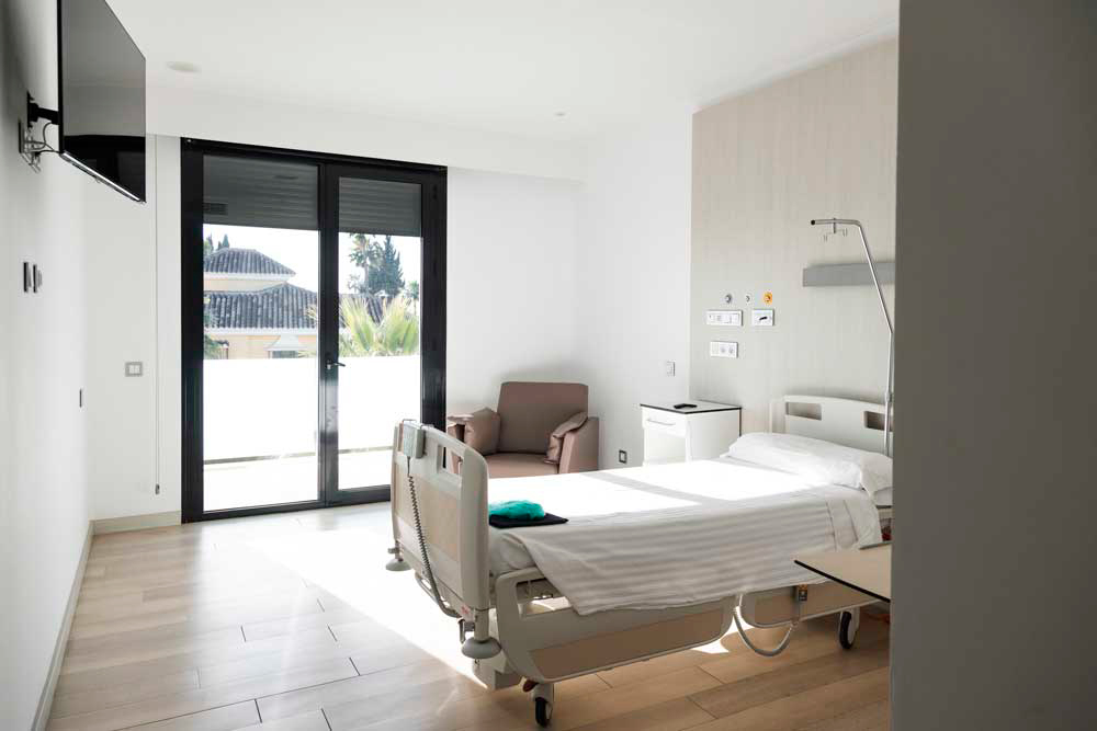 habitaciones. Instalaciones. Hospital Recoletas Salud Marbella