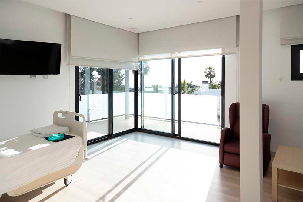 habitaciones. Instalaciones. Hospital Recoletas Salud Marbella